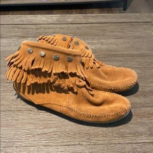 Bootie Moccasins Minnetonka